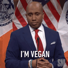 Im Vegan Eric Adams GIF - Im Vegan Eric Adams Saturday Night Live GIFs