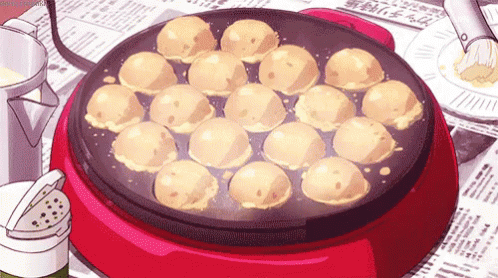 Takoyaki Anime Food GIF - Takoyaki Anime Food Japanese Food - Discover &  Share GIFs