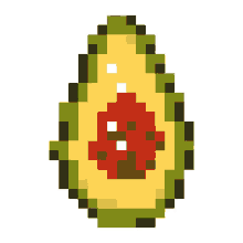 avocado pixel