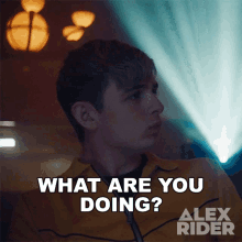 What Are You Doing Alex Rider GIF - What Are You Doing Alex Rider What Did You Do GIFs