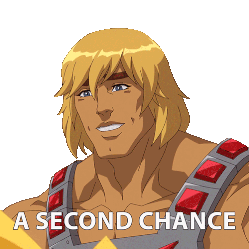 A Second Chance He-man Sticker - A Second Chance He-man Masters Of The Universe Revolution Stickers