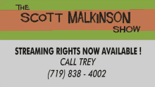 The Scott Malkinson Show Streaming Rights Now Available GIF - The Scott Malkinson Show Streaming Rights Now Available Call Trey GIFs