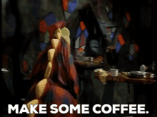 Dudley The Dragon Make Some Coffee GIF - Dudley The Dragon Make Some Coffee Coffee GIFs