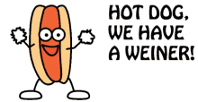 Hot Dog, We Have A Weiner! GIF - Hot Dog We Have A Weiner Dance GIFs