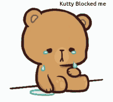 cry tears emotional milk and mocha kutty blocked me