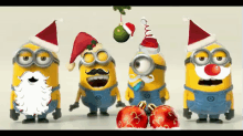 Minion Merry Christmas  GIF - Minion Merry Christmas Holiday GIFs