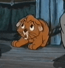 Scared Oliver Oliver And Company GIF - Scared Oliver Oliver And Company GIFs