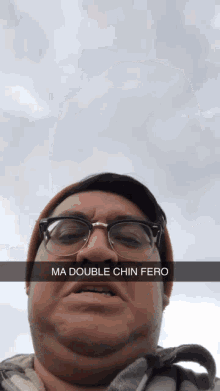 lets go double chin fero selfie