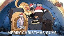 Merry Christmas Guys Batman GIF