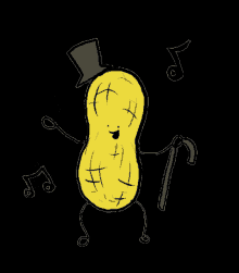 Mr Peanut GIF - Mr Peanut Music To The Peanut Lets Go GIFs