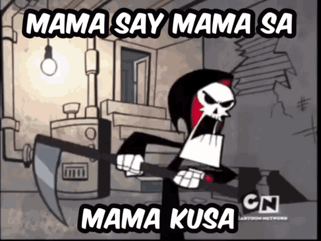 grim reaper billy and mandy gif