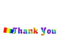 Thank You Rainbow GIF - Thank You Rainbow Colorful GIFs