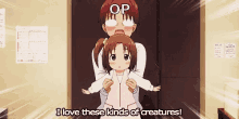 I Love These Kinds Of Creatures Anime GIF - I Love These Kinds Of Creatures Anime GIFs