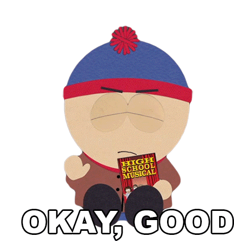 Okay Good Stan Marsh Sticker - Okay Good Stan Marsh South Park Stickers
