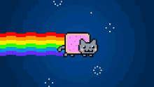 nyan cat rainbow cat