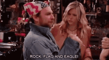 Rock Flag GIF - Rock Flag Eagle GIFs