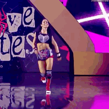 Aj Lee Divas Champion GIF - Aj Lee Divas Champion Entrance GIFs