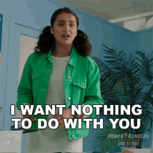 I Want Nothing To Do With You Izzy GIF - I Want Nothing To Do With You Izzy Power Rangers Dino Fury GIFs