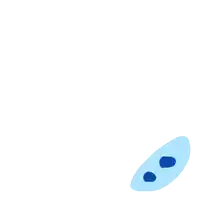 a blue fingerprint on a white background with a circle in the middle