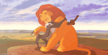 Lion King Hug GIF - Lion King Hug There There GIFs