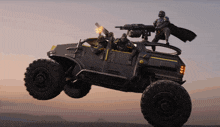 a military vehicle with the number 10 on the side