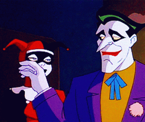 Harley Quinn Joker GIF - Harley Quinn Joker So Cute - Discover & Share GIFs