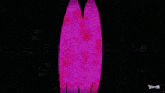 a drawing of a demon with a purple circle around it and the name derrick on the bottom right