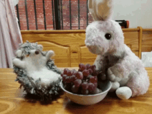 Bunny Cute GIF - Bunny Cute Grapes For You GIFs