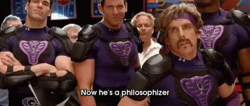 No He'S A Philosophizer GIF - Dodgeball Philosophy Dwight GIFs