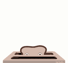 Hi GIF - Toast Bread Toaster GIFs