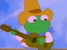 kermit banjo muppets muppetbabies frog