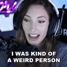 I Was Kind Of A Weird Person Avori GIF - I Was Kind Of A Weird Person Avori I Was A Weirdo GIFs