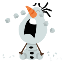 Crying Snowman Sticker - Crying Snowman Sad Stickers