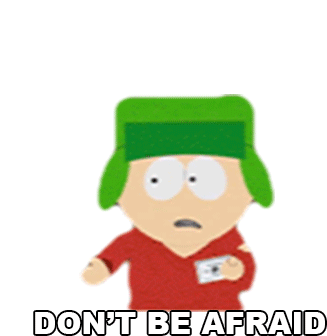 Do Not Be Afraid Kyle Broflovski Sticker - Do Not Be Afraid Kyle Broflovski South Park Stickers