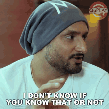 I Dont Know If You Know That Or Not Bhajji GIF - I Dont Know If You Know That Or Not Bhajji Harbhajan Singh GIFs