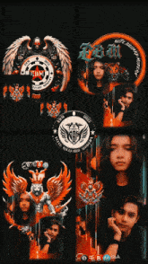 a collage of images with a logo that says tbnt on it