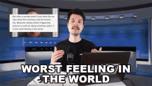 Worst Feeling In The World Benedict Townsend GIF - Worst Feeling In The World Benedict Townsend Youtuber News GIFs