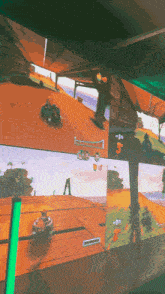 a collage of images of a video game with the number 3 on the bottom right