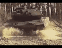 Leopard Tank GIF