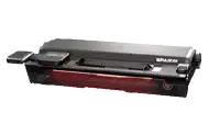 the word sparx is on the black device
