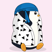omg oh no penguin nervous worried