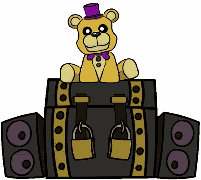 Fnaf Fredbear Sticker - Fnaf Fredbear Ucn - Discover & Share GIFs