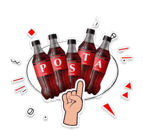 Posta Coca Cola Sticker