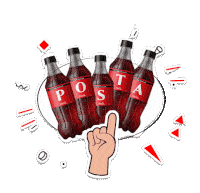 Posta Coca Cola Sticker - Posta Coca Cola Juntosparaalgomejor Stickers
