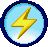 Lightning Cup Icon Sticker