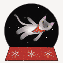 Christmas Cat GIF - Christmas Cat Snow GIFs