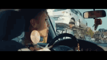 зарулем девушказарулем вмашине машина еду GIF - Driving Drive Car GIFs