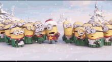 Minions Christmas GIF - Minion Christmas Carol Christmas GIFs