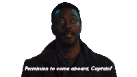 Permission To Come Aboard Captain Cleveland Booker Sticker