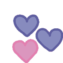 cute kawaii joy animated hearts